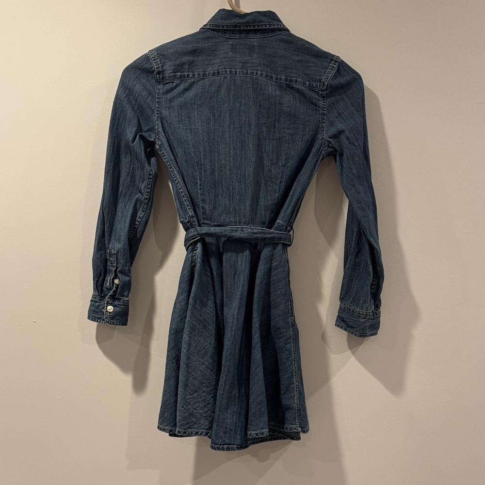 Polo Ralph Lauren Dark Blue Long Sleeve Dress - Picture 4 of 4